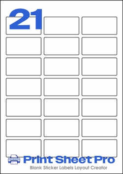 21UP 21UP_60x30_FH21 template for flexilabels