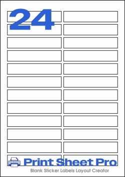 24UP 24UP_91x18_FL24 template for flexilabels