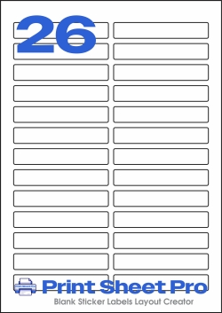 26UP 26UP_90x15_FR26 template for flexilabels