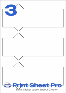 3UP 3UP_196x88_FBTR3 template for flexilabels
