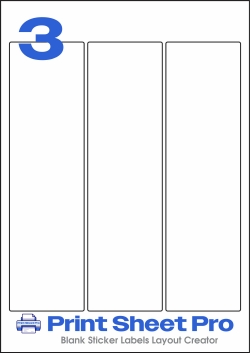 3UP 3UP_63x227_FRT3 template for flexilabels