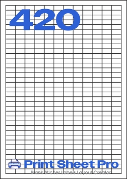 420UP 420UP_16x8_FF420 template for flexilabels