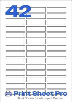 42UP 42UP_56x14.5_FR42 template for flexilabels