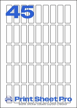 45UP 45UP_15x50_FR45 template for flexilabels