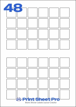 48UP 48UP_40x40_FR24R3 template for flexilabels