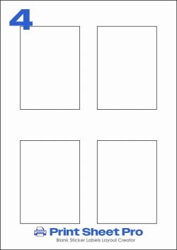 4UP 4UP_140x100_FRE4A3 template for flexilabels