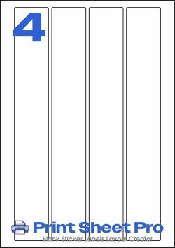 4UP 4UP_42x280_FRY4 template for flexilabels