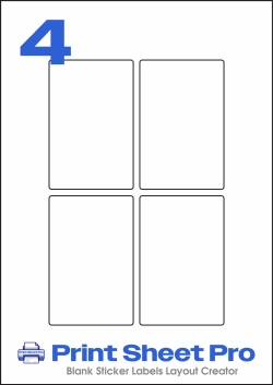 4UP 4UP_65x100_FL4 template for flexilabels