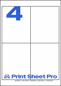 4UP 4UP_70x90_FTE4A5 template for flexilabels