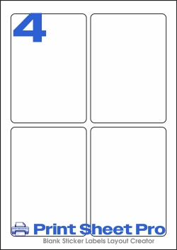 4UP 4UP_90x130_FN4 template for flexilabels