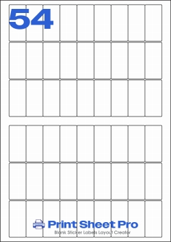 54UP 54UP_63.5x29.6_FR27A3 template for flexilabels