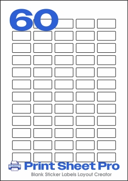 60UP 60UP_30x15_FR60 template for flexilabels