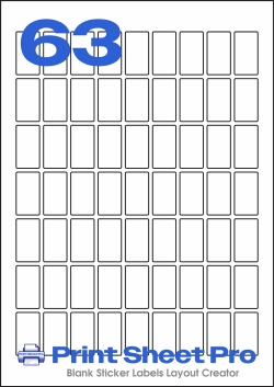 63UP 63UP_18x33_FR63 template for flexilabels