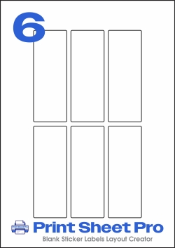 6UP 6UP_40x110_FA6 template for flexilabels