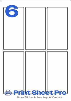 6UP 6UP_60x125_FJ6 template for flexilabels