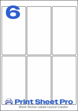 6UP 6UP_65x130_FRS6 template for flexilabels