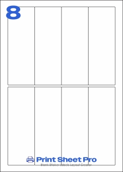 8UP 8UP_205x70_FT4R3 template for flexilabels