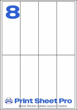 8UP 8UP_50x145_FR8 template for flexilabels