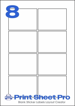 8UP 8UP_80x60_FJXX8 template for flexilabels