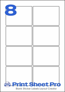 8UP 8UP_85x62_FRW8 template for flexilabels