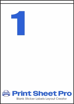 1UP 8492 template for Herma