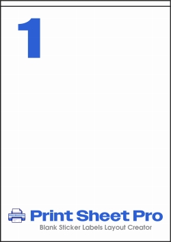 1UP 8493 template for Herma