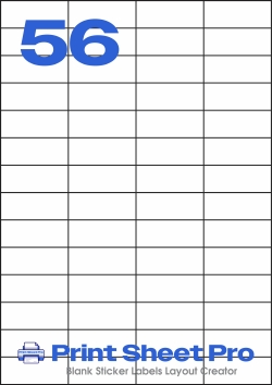 56UP 8700 template for Herma