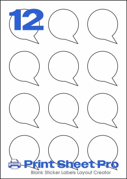 12UP 12UP_50x56.9_AD943 template for Label Line