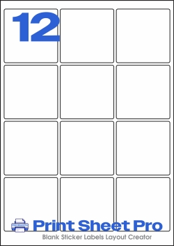 12UP 12UP_65x65_LL039 template for Label Line