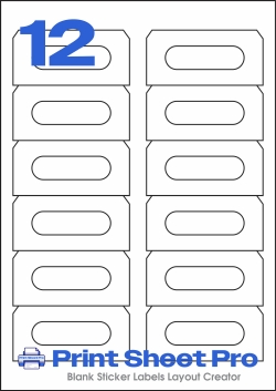 12UP 12UP_Audio_Cassette_AD495 template for Label Line