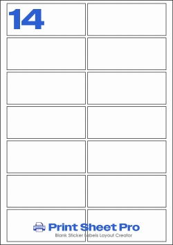 14UP 14UP_135x55_831 template for Label Line
