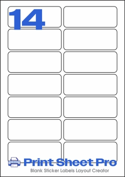 14UP 14UP_90x35_LL142 template for Label Line
