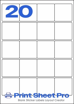 20UP 20UP_50x50_LL048 template for Label Line