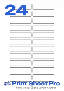24UP 24UP_70x18_AD638 template for Label Line