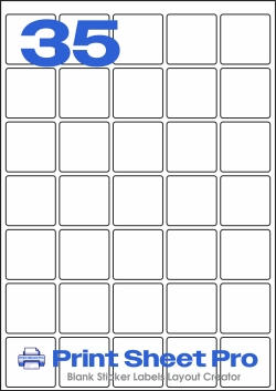 35UP 35UP_38x38_LL055 template for Label Line