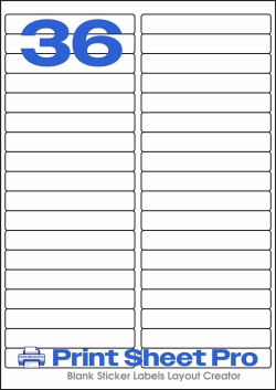 36UP 36UP_99x15_LL024 template for Label Line