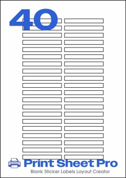 40UP 40UP_65x7_AD639 template for Label Line