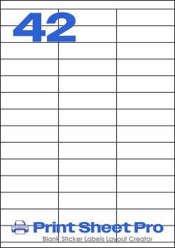 42UP 42UP_70x20_LL033 template for Label Line