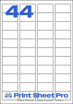 44UP 44UP_45x25_AD651 template for Label Line