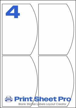 4UP 4UP_98x140_LL097 template for Label Line