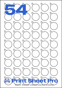54UP 54UP_25.5x28.3_AD946 template for Label Line
