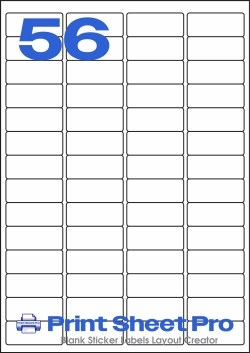 56UP 56UP_48x20_LL053 template for Label Line