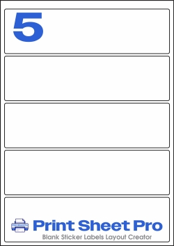 5UP 5UP_200x54_LL011 template for Label Line