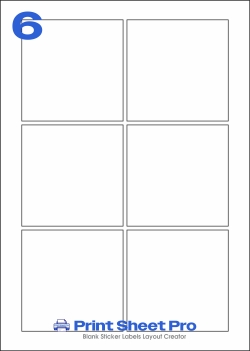 6UP 6UP_130x130_820 template for Label Line