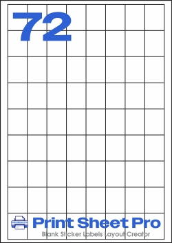 72UP 72UP_24x32_LL115 template for Label Line