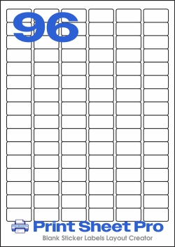 96UP 96UP_30x16_LL107 template for Label Line