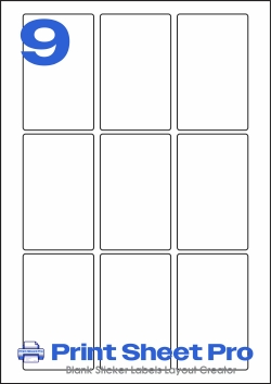 9UP 9UP_55x90_LL046 template for Label Line
