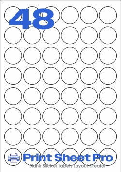 48UP 48UP_30dia_LJC048 template for Labellon Click Label