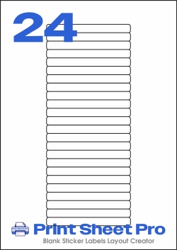 24UP 24UP_LL-100x10 template for Labels On Sheets