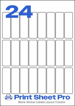 24UP 24UP_LL-23x73 template for Labels On Sheets